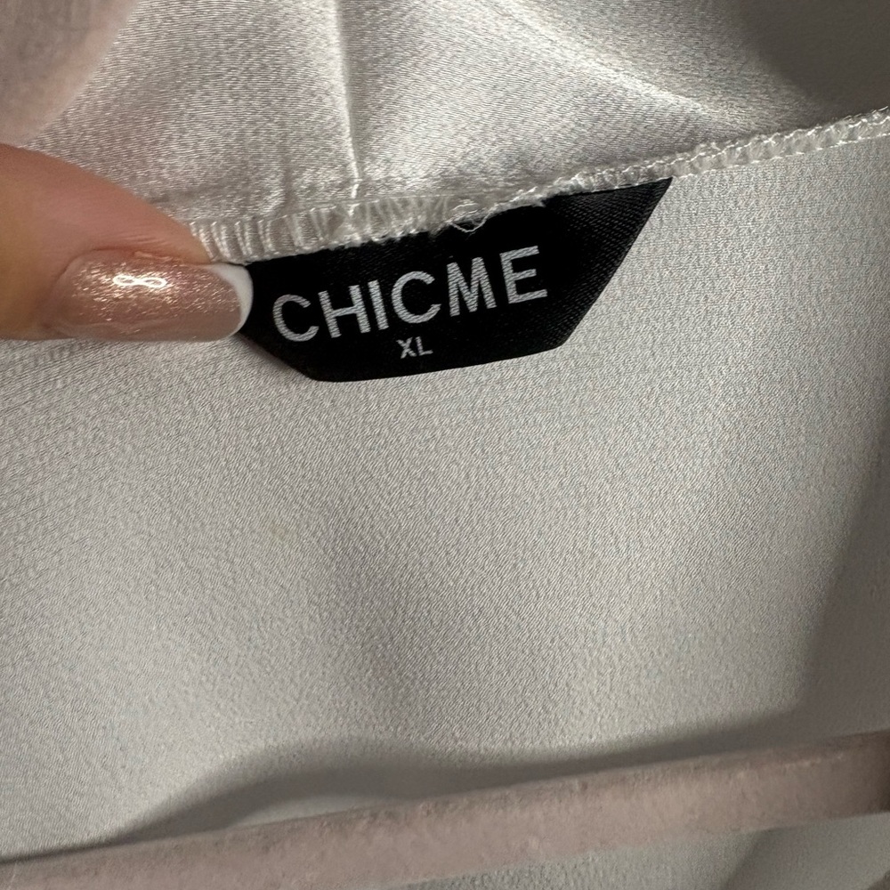 ChicMe White Blouse XL